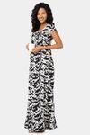 Naiduhall Cotton Full Length Nightdress - Black Print — thumbnail 6